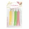 4 Stylos Chocolat Blanc Rose Vert Jaune 25g Scrapcooking