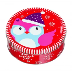 Boîte en Métal Rouge Biscuit de Noël 400 g Hamlet -Capfruit Shop boite en metal rouge biscuit de noel 400 g hamlet 2