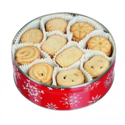 Boîte en Métal Rouge Biscuit de Noël 400 g Hamlet -Capfruit Shop boite en metal rouge biscuit de noel 400 g hamlet 3