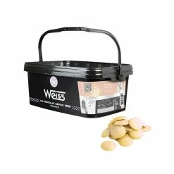 Chocolat Blanc 29% Névéa 1,8kg Weiss -Capfruit Shop chocolat blanc 29 nevea 18kg weiss 2