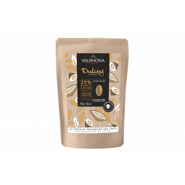 Chocolat de Couverture Blond Dulcey 35% 250g Valrhona 1 Chocolat de Couverture Blond Dulcey 35% 250g Valrhona