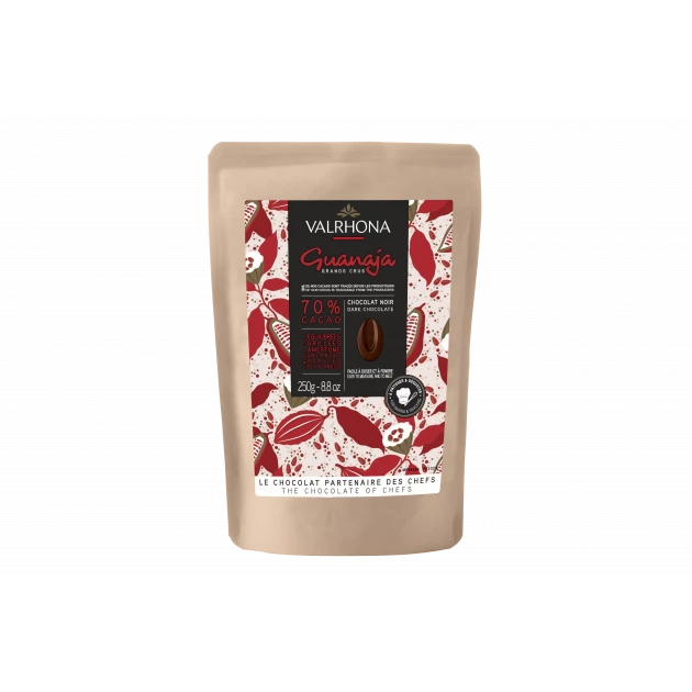 Chocolat de Couverture Noir Guanaja 70% 250g Valrhona 1 Chocolat de Couverture Noir Guanaja 70% 250g Valrhona