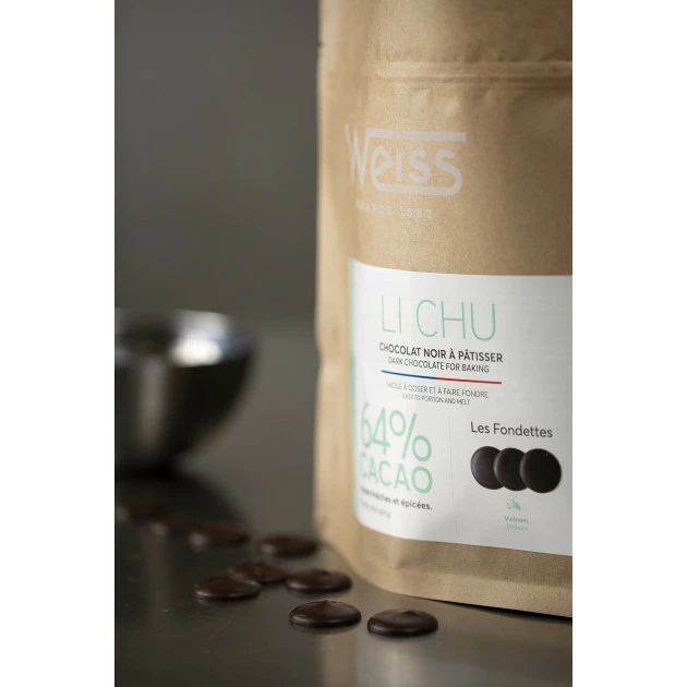 Chocolat Noir 64% Li Chu 1 kg Weiss 2 Chocolat Noir 64% Li Chu 1 kg Weiss – Image 2