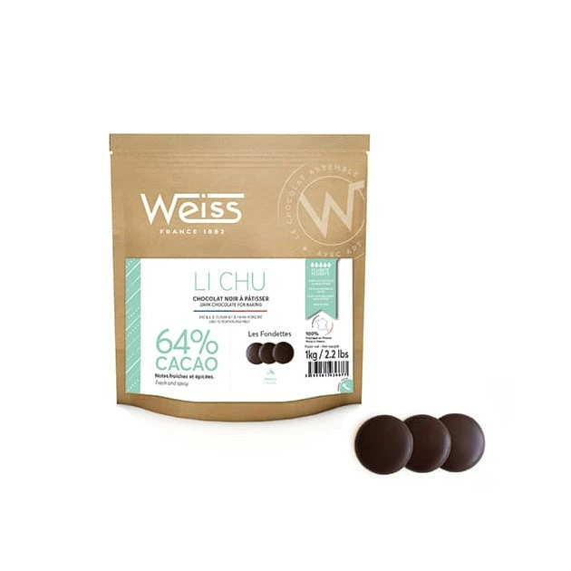 Chocolat Noir 64% Li Chu 1 kg Weiss 1 Chocolat Noir 64% Li Chu 1 kg Weiss
