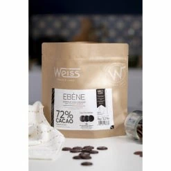 Chocolat Noir 72% Ebène 1 kg Weiss 6 Chocolat Noir 72% Ebène 1 kg Weiss -Capfruit Shop chocolat noir 72 ebene 1 kg weiss 2