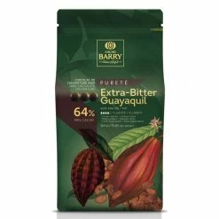 Chocolat noir Extra-Bitter Guayaquil pistoles 5 kg -Capfruit Shop chocolat noir extra bitter guayaquil pistoles 5 kg 1