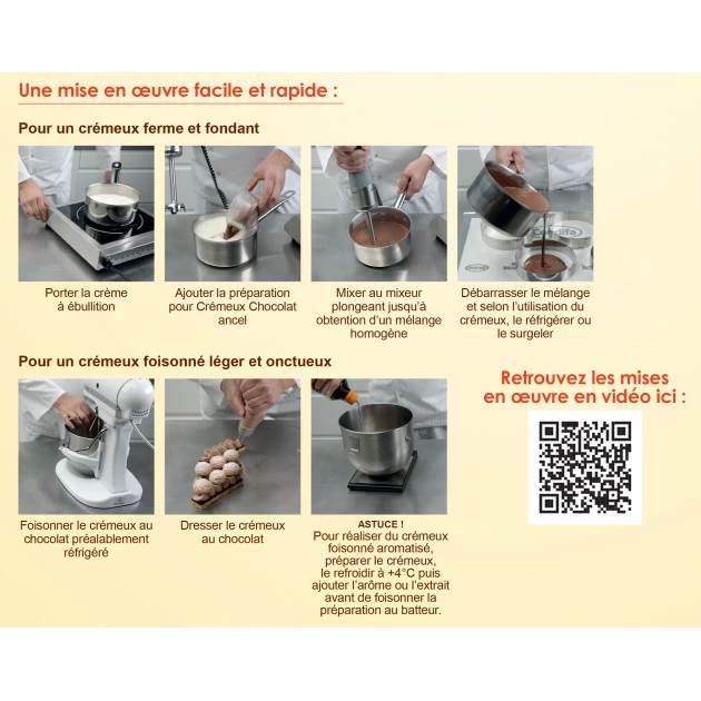 Crémeux Chocolat 1kg Ancel Crémeux Chocolat 1kg Ancel -Capfruit Shop cremeux chocolat 1kg ancel 1