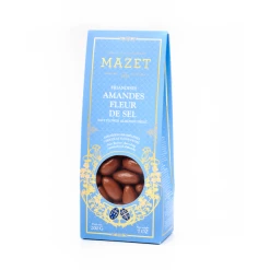 Etui Pincé Friandises Amandes Fleur de Sel 200 g Mazet