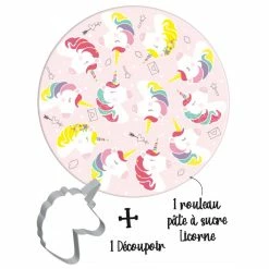 FIN DE SERIE Kit Easy Biscuits Licorne (Pâte à Sucre 150 g + Découpoir) Scrapcooking -Capfruit Shop fin de serie kit easy biscuits licorne pate a sucre 150 g decoupoir scrapcooking 1