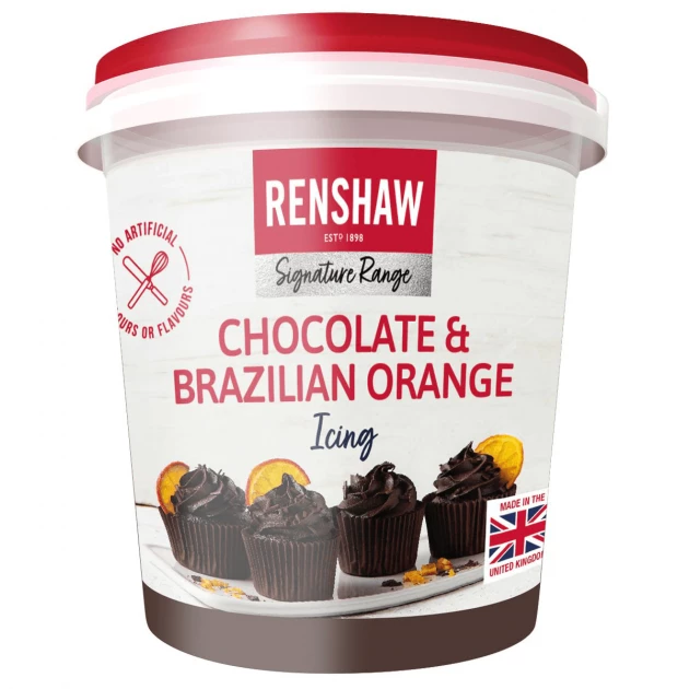 Glaçage au Chocolat et Orange Brésilienne 400 g Renshaw 1 Glaçage au Chocolat et Orange Brésilienne 400 g Renshaw