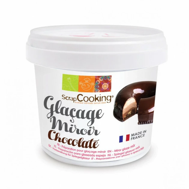 Glaçage Miroir Chocolat 220 g ScrapCooking 1 Glaçage Miroir Chocolat 220 g ScrapCooking