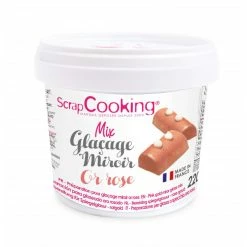 Glaçage Miroir Or Rose 220 g Scrapcooking