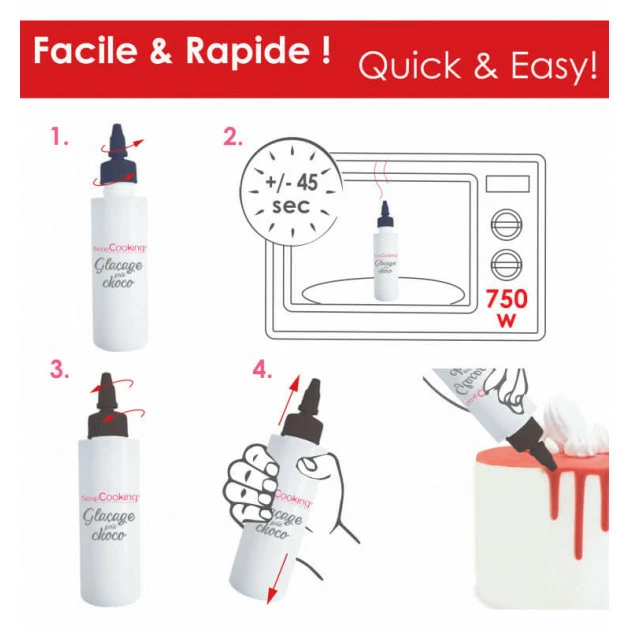 Glaçage Orange Goût Chocolat 130 g Scrapcooking Glaçage Orange Goût Chocolat 130 g Scrapcooking -Capfruit Shop glacage orange gout chocolat 130 g scrapcooking 1