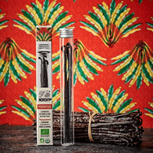 Gousse de Vanille Bio de Madagascar 19 cm (x3) Gousse de Vanille Bio de Madagascar 19 cm (x3) -Capfruit Shop gousse de vanille bio de madagascar 19 cm x3 1