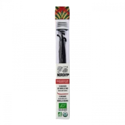 Gousse de Vanille Bio de Madagascar 19 cm (x3)