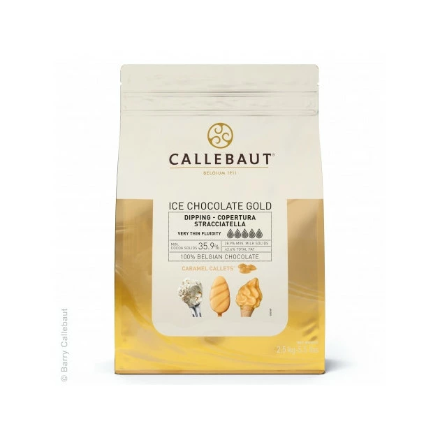 Ice Chocolate Gold 2,5kg Callebaut 1 Ice Chocolate Gold 2,5kg Callebaut