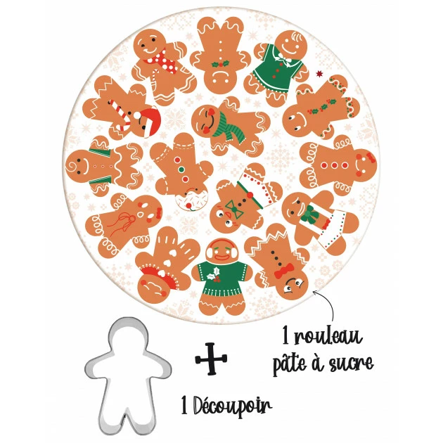 Kit Easy Biscuits Bonhomme Pain d'Épice (Pâte à Sucre 150 g + Découpoir) Scrapcooking Kit Easy Biscuits Bonhomme Pain d'Épice (Pâte à Sucre 150 g + Découpoir) Scrapcooking -Capfruit Shop kit easy biscuits bonhomme pain d epice pate a sucre 150 g decoupoir scrapcooking 1