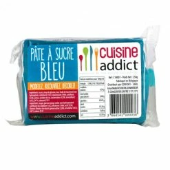 Pâte à Sucre Bleu 250g Cuisineaddict