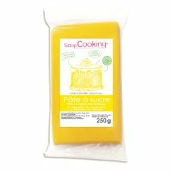 Pâte à Sucre Jaune 250 g ScrapCooking