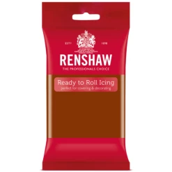 Pâte à Sucre Pro Marron Foncé 250g Renshaw