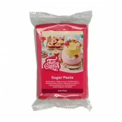 Pâte à Sucre Rose Framboise 250g Funcakes