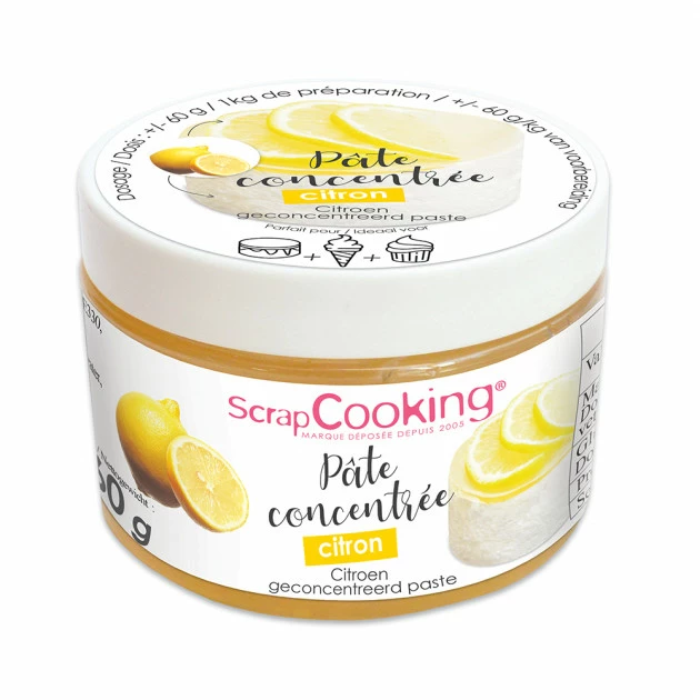 Pâte Concentrée Citron 160 g Scrapcooking 1 Pâte Concentrée Citron 160 g Scrapcooking