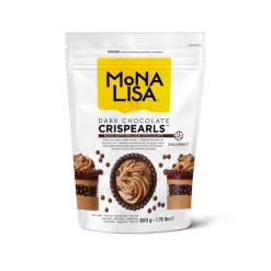 Perles enrobées de chocolat noir Crispearls 800g Mona Lisa