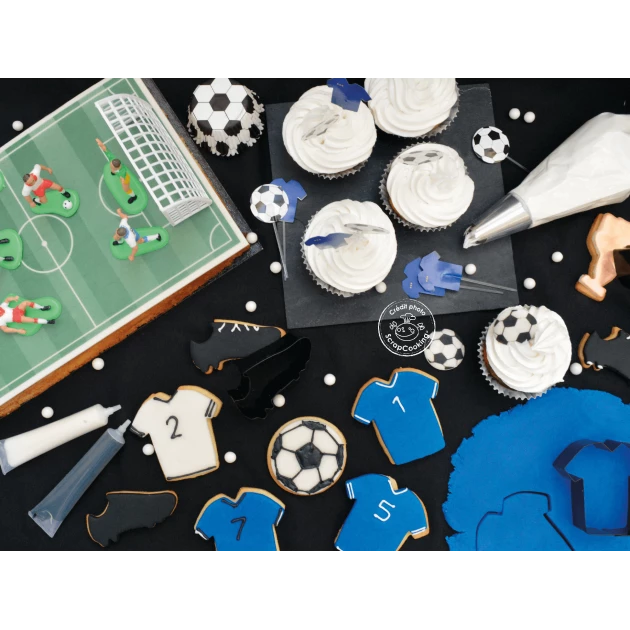 Rouleau Pâte à Sucre 19 x 29 cm "terrain de foot" Scrapcooking 2 Rouleau Pâte à Sucre 19 x 29 cm "terrain de foot" Scrapcooking – Image 2