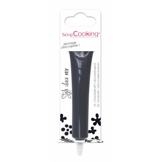Stylo Chocolat Noir 25 g ScrapCooking 1 Stylo Chocolat Noir 25 g ScrapCooking
