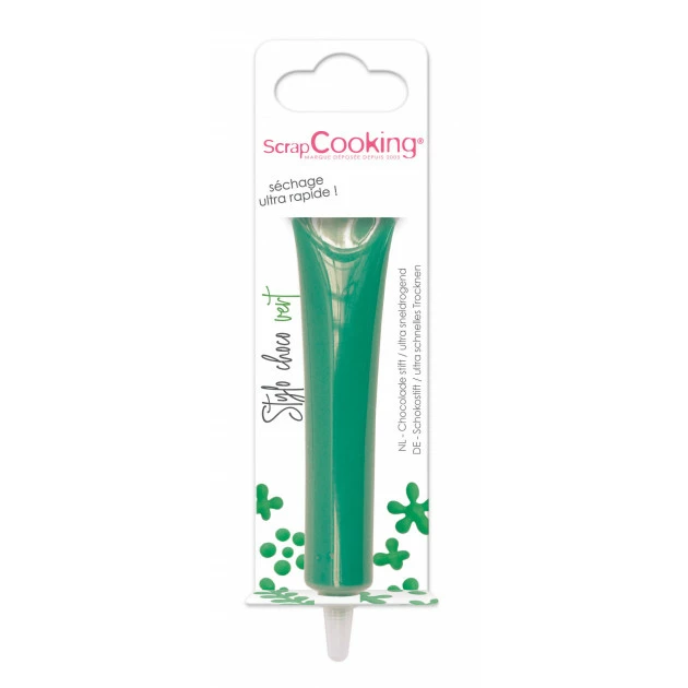 Stylo Chocolat Vert 25 g ScrapCooking Stylo Chocolat Vert 25 g ScrapCooking -Capfruit Shop stylo chocolat vert 25 g scrapcooking